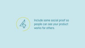 Digital marketing tip: include social proof in a Biteable video to demonstrate your product's effectiveness for customers.